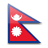 Flagge der Nepal